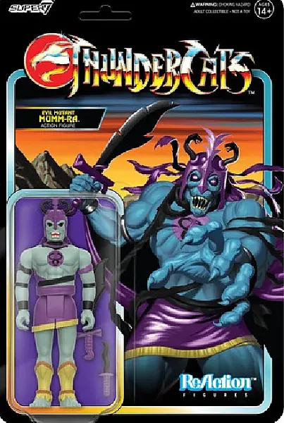 THUNDERCATS SUPER7 REACTION ACTION FIGURE EVIL MUTANT MUMM-RA 10 CM